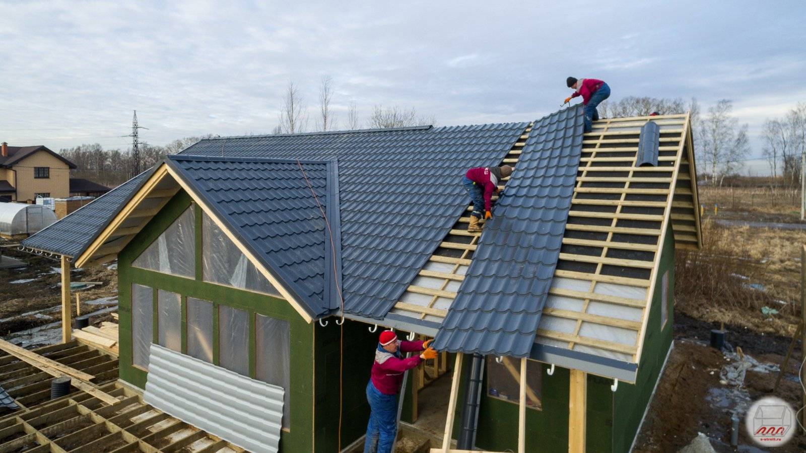 Белореченске сборные дома кровля